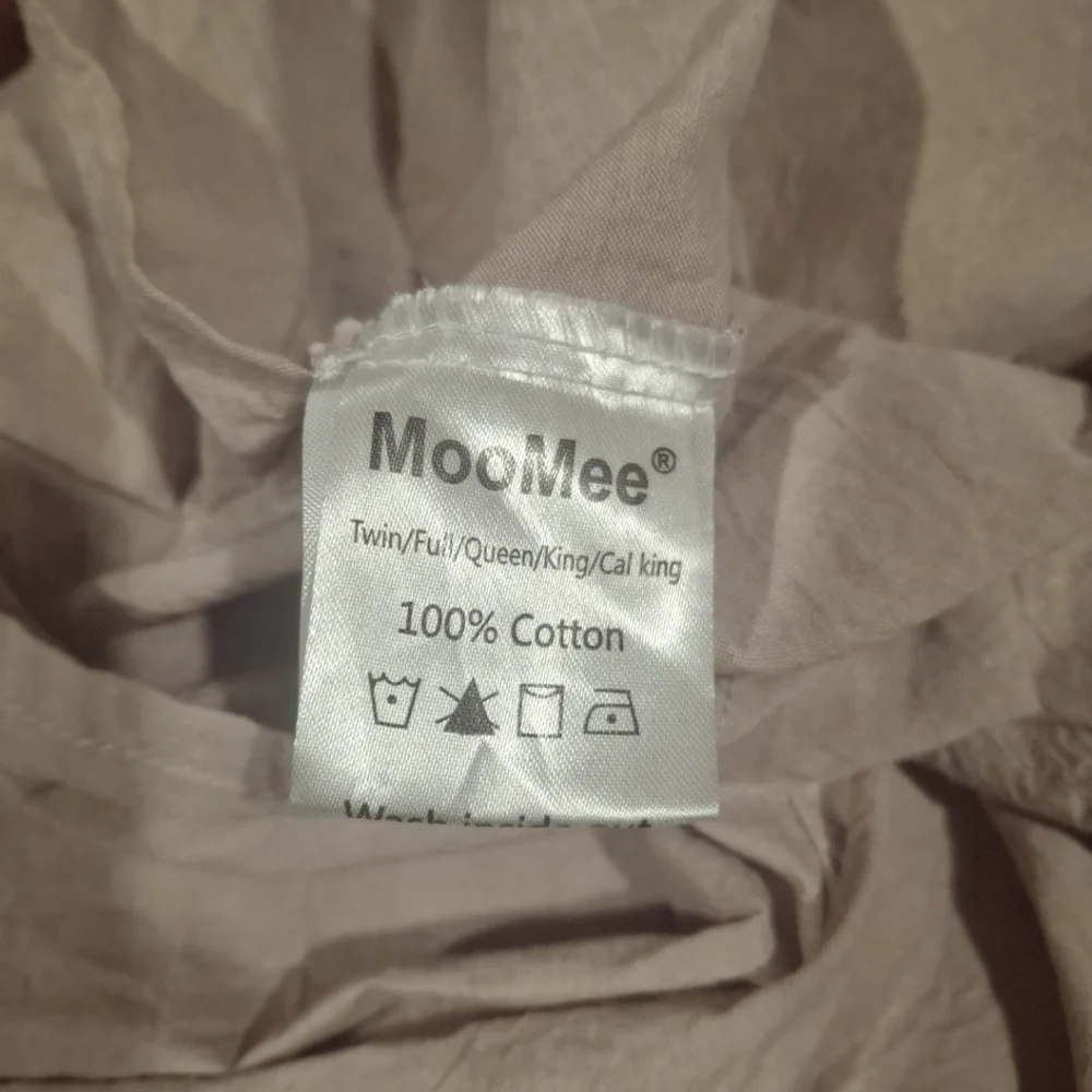 Duvet Beige Queen Size Set With 2 Pillow Shams
